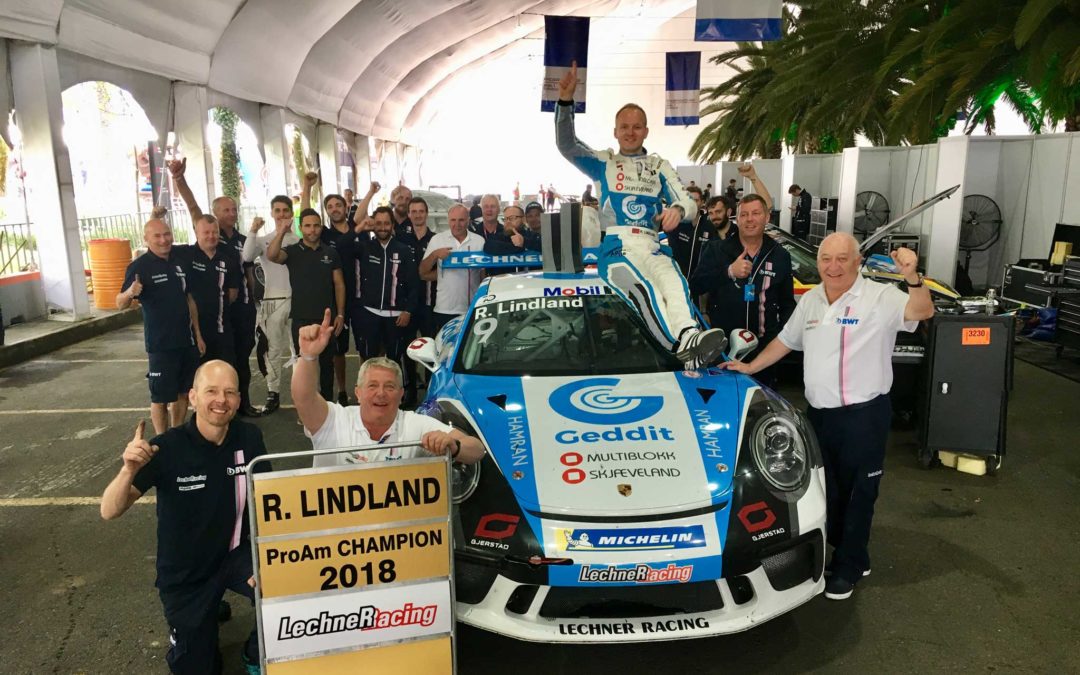 Lindland vant ProAm-mesterskapet i Porsche Supercup