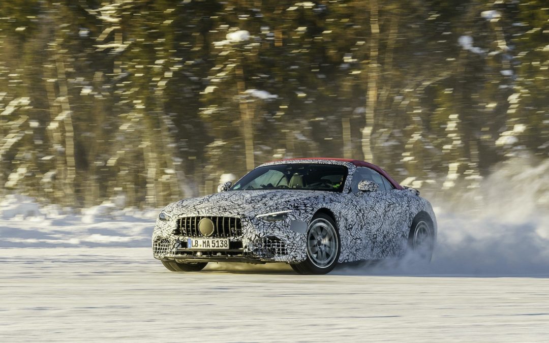 Nye Mercedes SL i tøffe vinter-tester