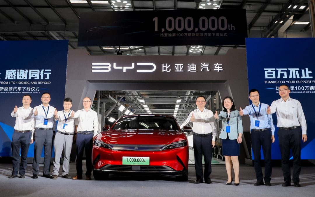 BYD har passert én million elektrifiserte biler