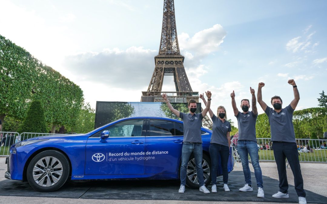 Hydrogenbilen Toyota Mirai setter verdensrekord